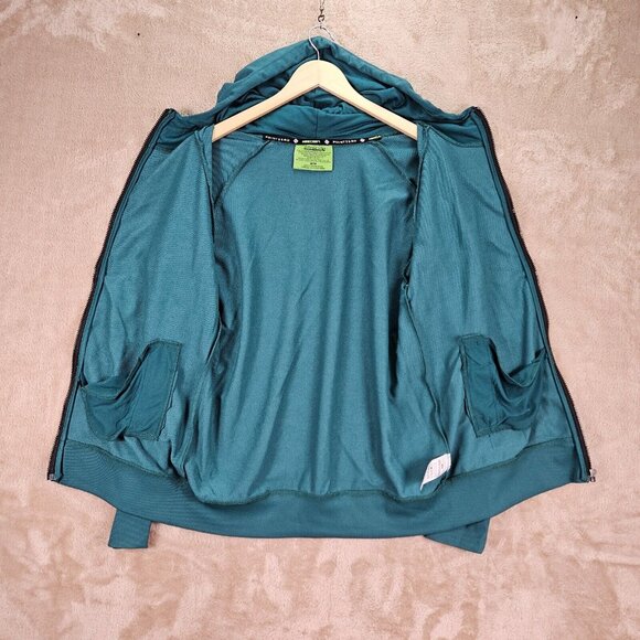 NWT Point Zero x Minecraft Hoodie Green Long Sleeve Full Zip Sweatshirt Men's M - Picture 10 of 13